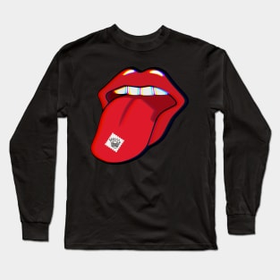 WEEN Boognish Acid Tab Trippy Tongue Long Sleeve T-Shirt